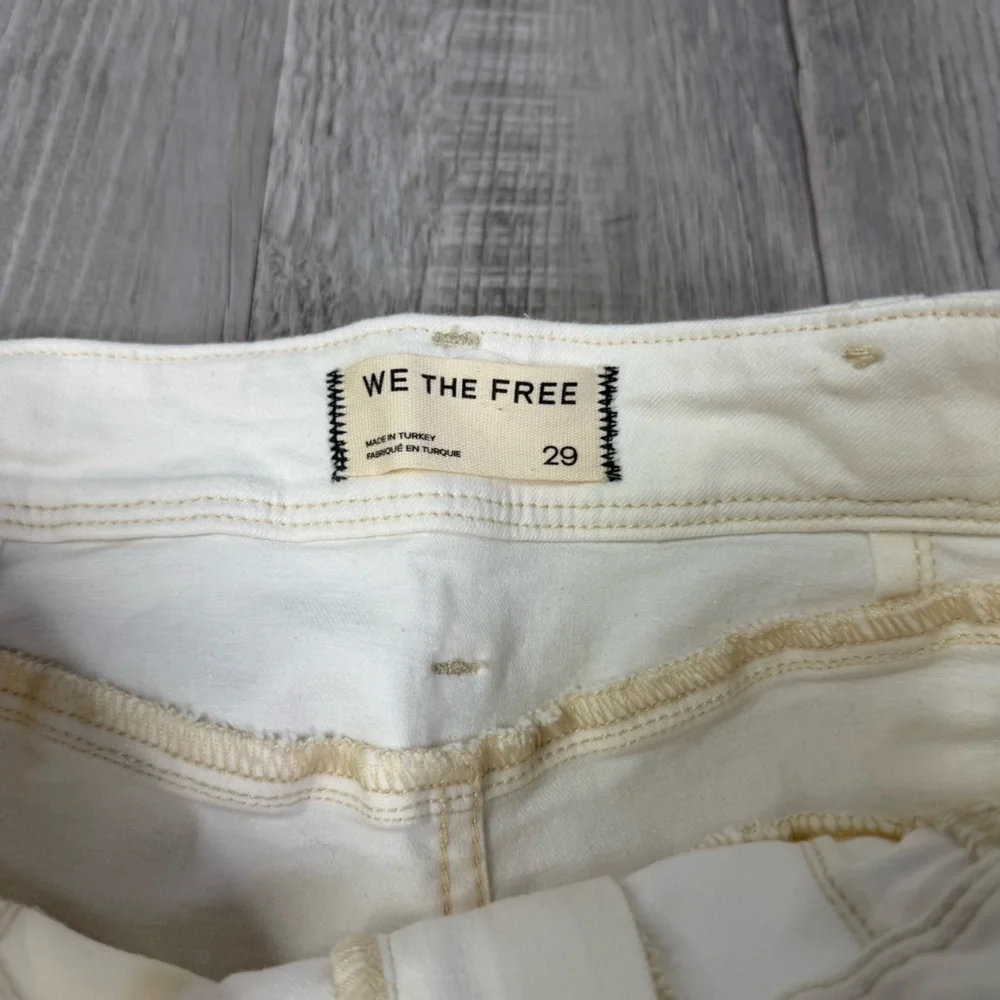 Free People button denim soft